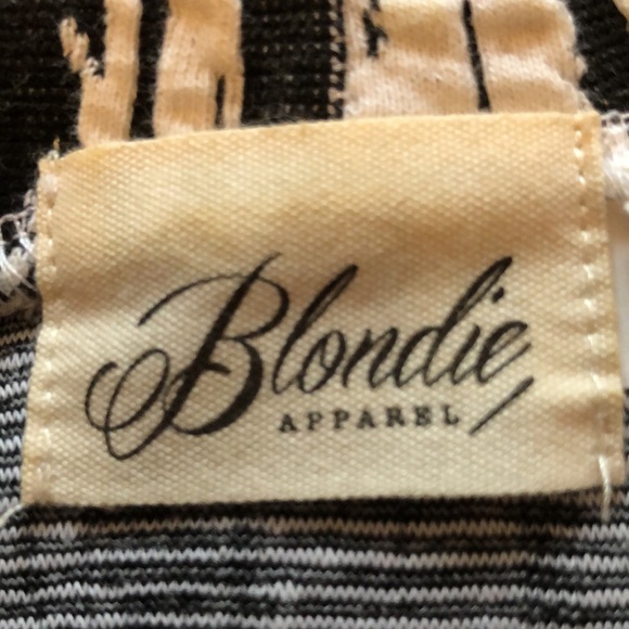 Blondie size small tunic. Handmade . Black and White - Picture 5 of 6